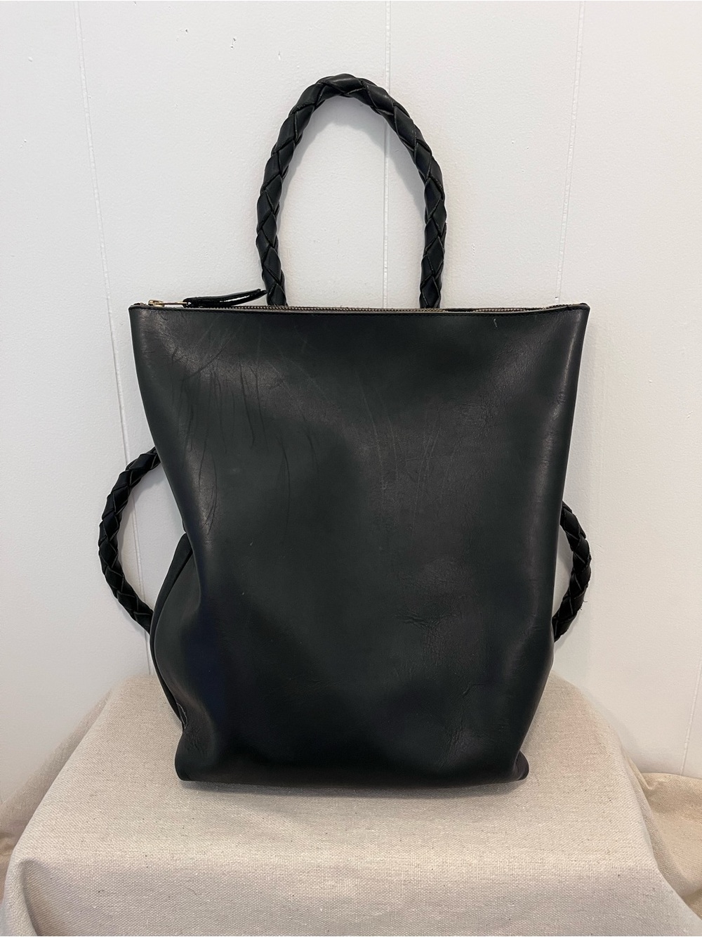 Ara Bebe Leather Backpack Purse